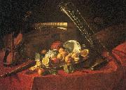 Cristoforo Munari Musical Instruments France oil painting artist
